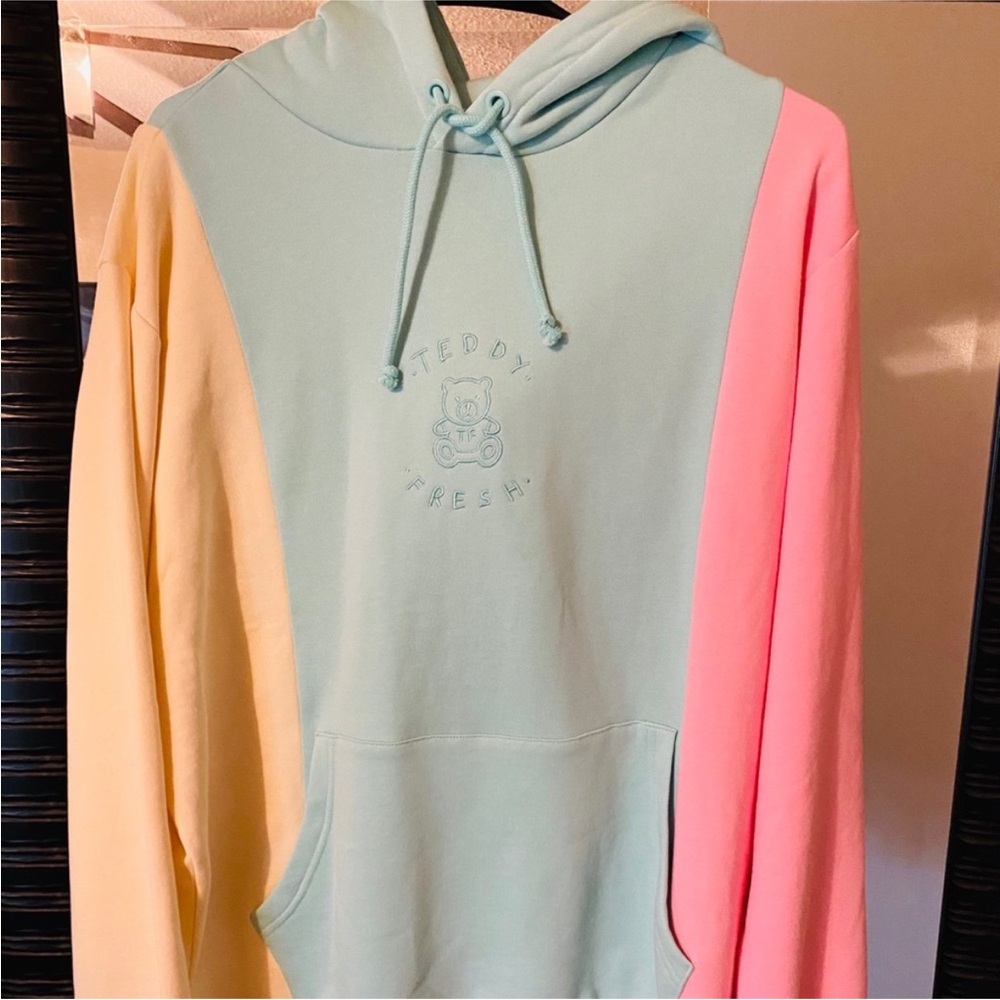 Teddy Fresh hoodie multicolor used size L